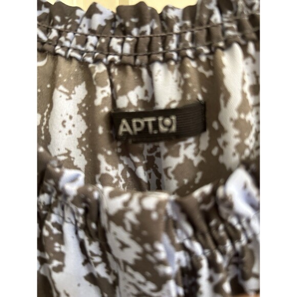 Apt 9 Blouse Women's Sheer Popover 3/4  Sleeve Printed Lightweight Top Boho 1X - Picture 7 of 7